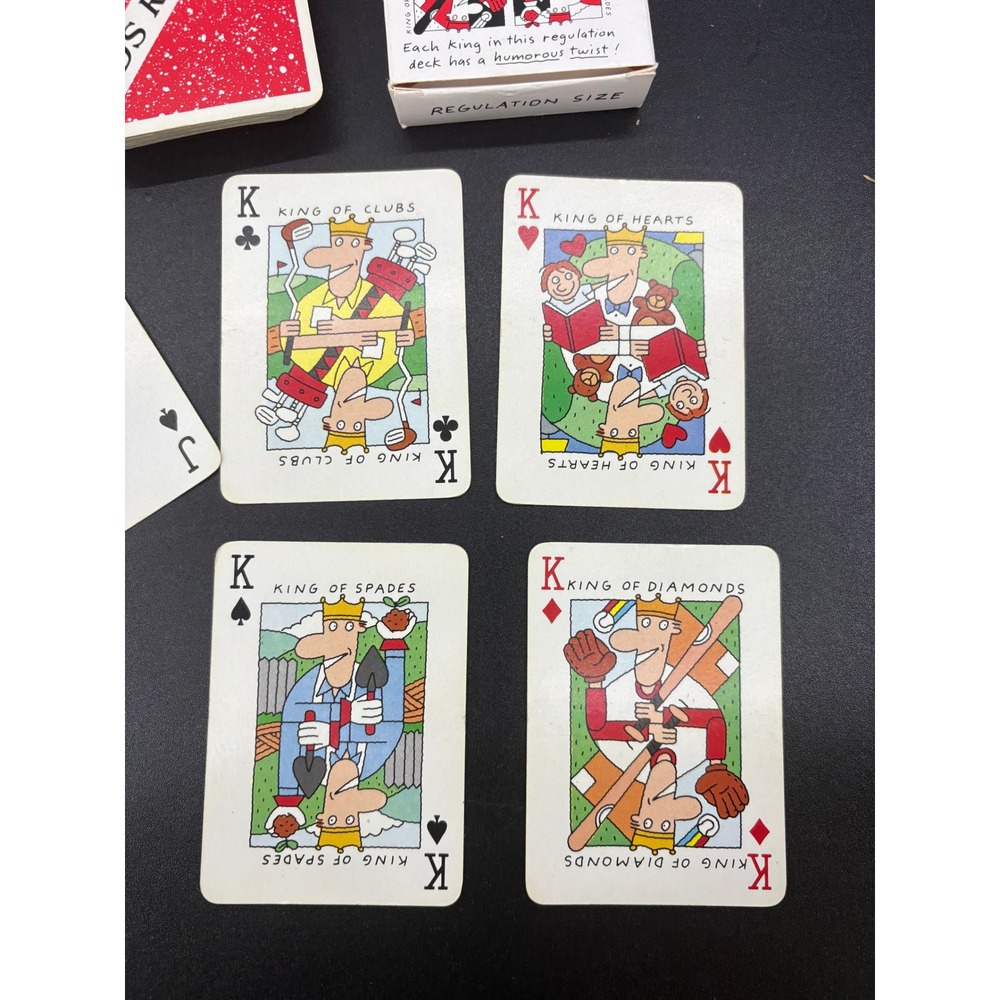 Vintage Dad's Royal Deck Humorous Novelty Playing Cards Regulation Size - Picture 5 of 6